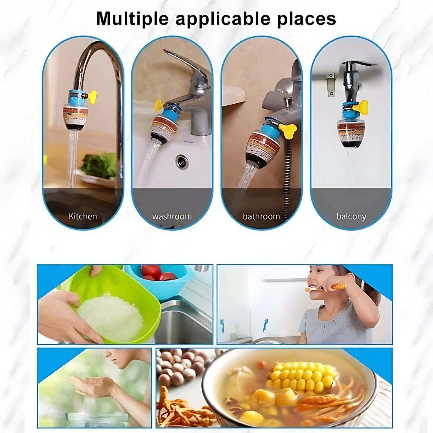 HydroFlow™ Mineral Water Faucet Filter