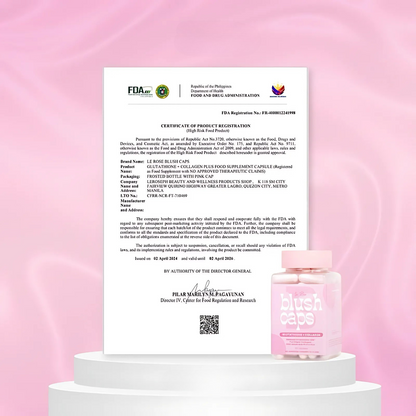 Blush Caps™ Glutathione Tripeptide + Collagen (60 Capsules)